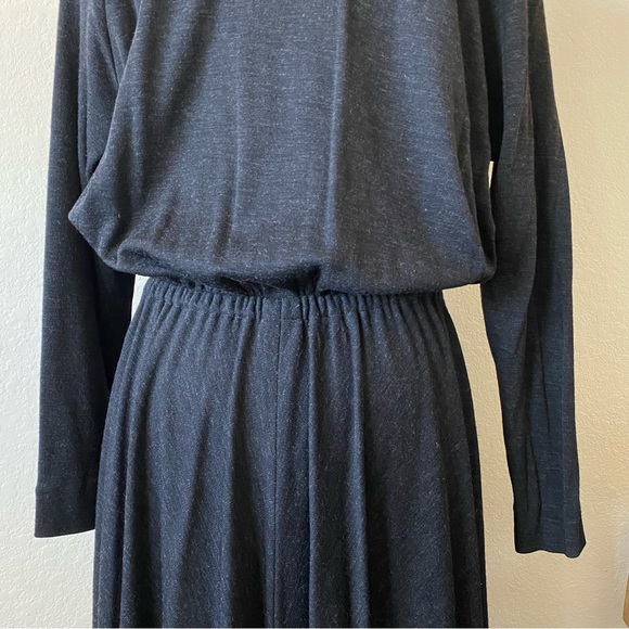 vtg Donna Karan Wool Coat Dress w Pockets • USA - Picture 10 of 14